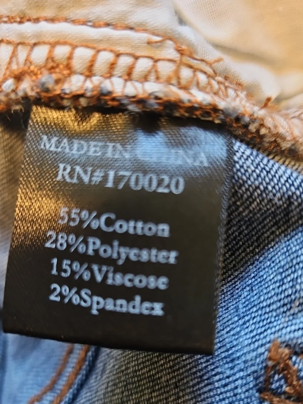 👖Vince Camuto Men's Dark Blue Straight Jeans